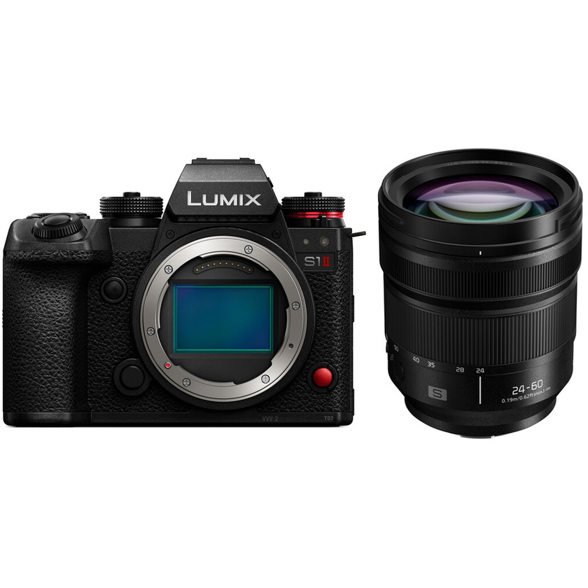 Panasonic Lumix S1 II Mirrorless Camera with 24-60mm F2.8 Lens