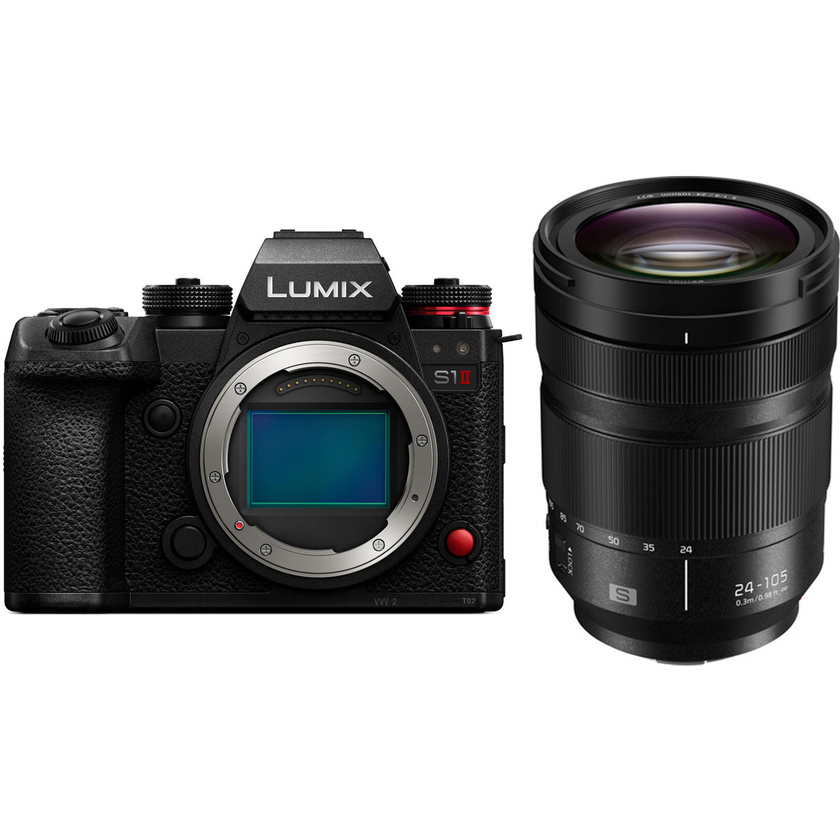 Panasonic Lumix S1 II Mirrorless Camera with 24-105mm f4 Lens