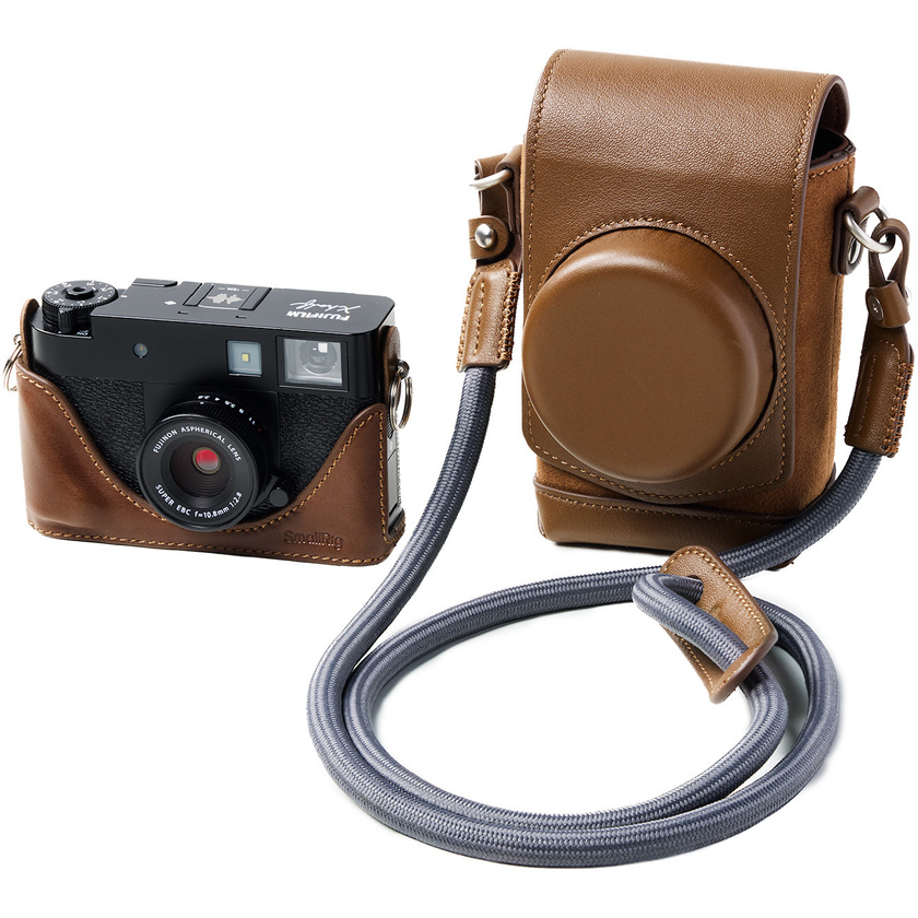 SmallRig 5218 Leather Case Kit for FUJIFILM X half (Brown)