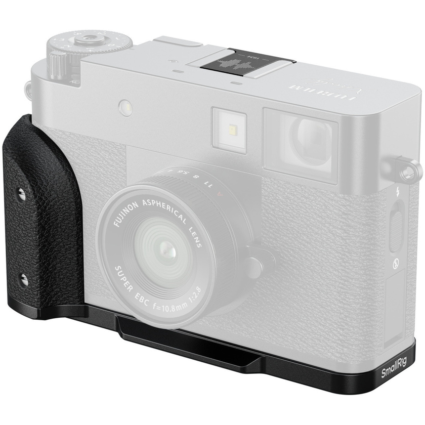 SmallRig 5332 L-Shaped Mount Plate with Silicone Handle for FUJIFILM X half (Black)