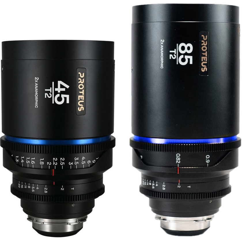 Laowa Proteus 45mm and 85mm 2X Anamorphic 2-Lens Bundle with EF Adapter (Arri PL, Blue, Metres)