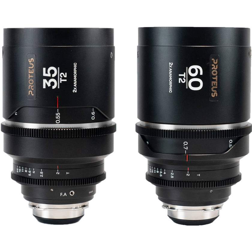Laowa Proteus 35mm and 60mm 2X Anamorphic 2-Lens Bundle with EF Adapter (Arri PL, Silver, Metres)