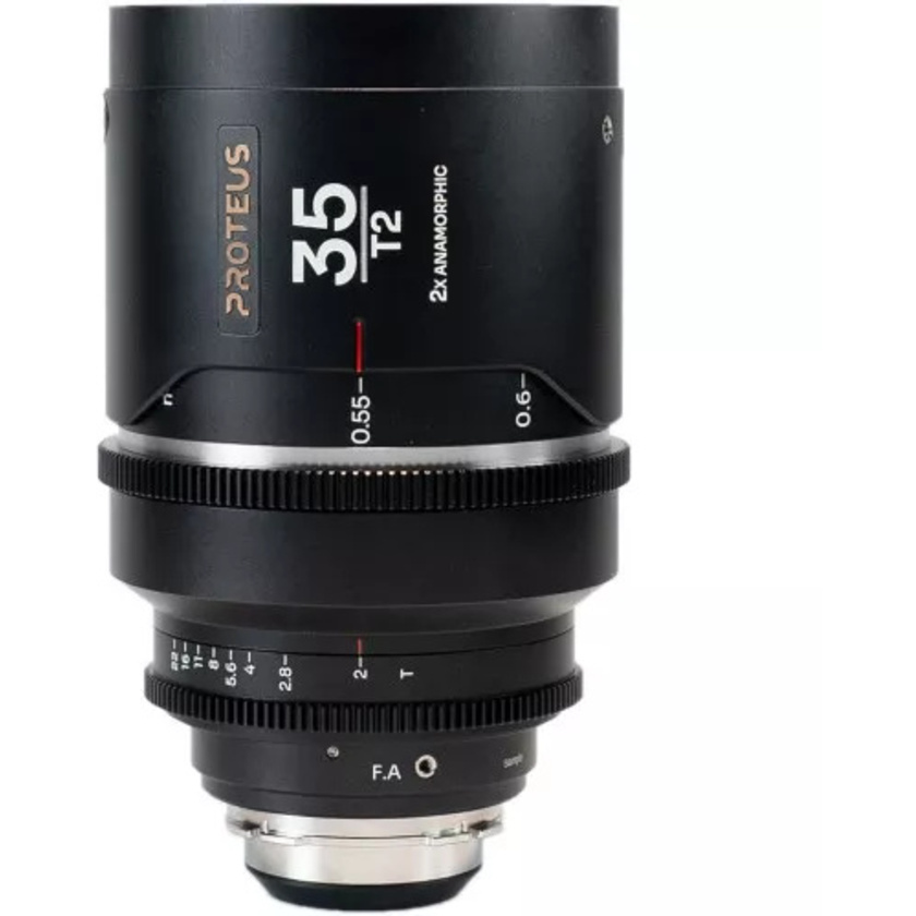 Laowa Proteus 35mm T2.0 2X Anamorphic Lens with EF Adapter (PL Mount, Silver, Metres)