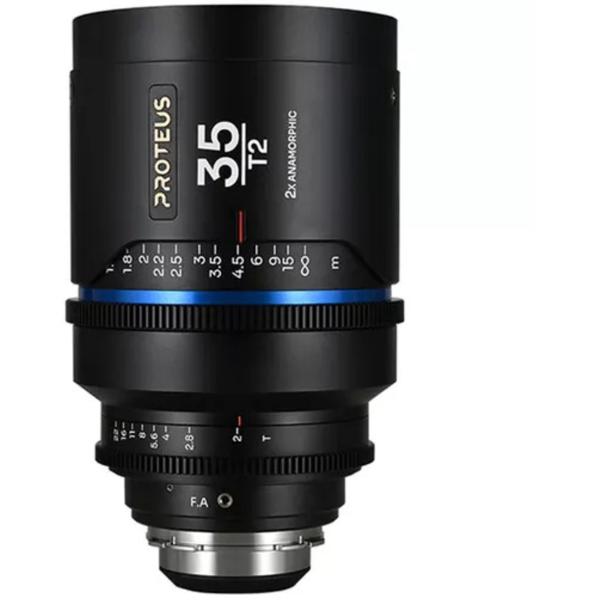 Laowa Proteus 35mm T2.0 2X Anamorphic Lens with EF Adapter (PL Mount, Blue, Metres)