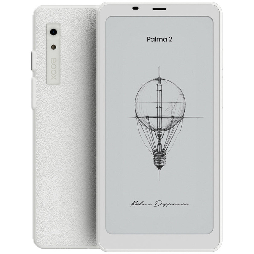 Boox 6.13" Palma 2 E-Ink Tablet with Flip-Fold Protective Case (White)