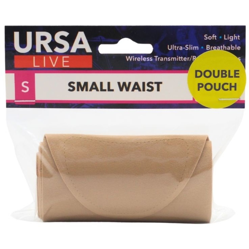 Ursa Live Double Pouch Strap (Small, Beige)