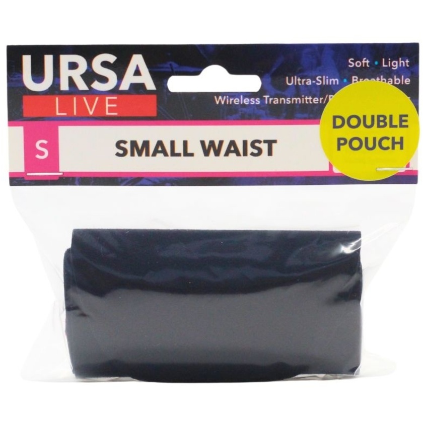 Ursa Live Double Pouch Strap (Small, Black)