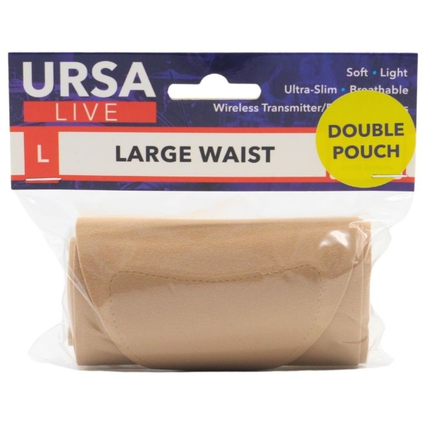 Ursa Live Double Pouch Strap (Large, Beige)