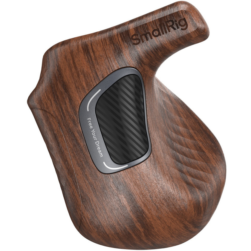 SmallRig 5161 "ImageGrip" Series Wooden Handle with NATO Clamp (Left Side)