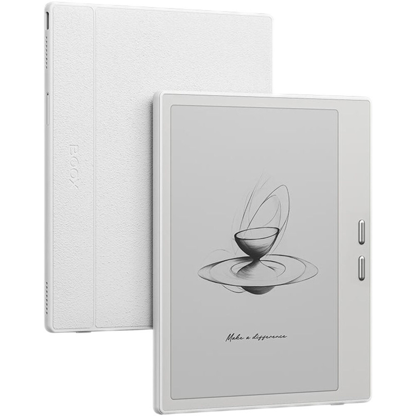 Boox 7" Go 7 E-ink Tablet with Magnetic Case (White)