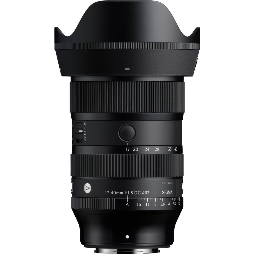 Sigma 17-40mm f/1.8 DC Art Lens (Fujifilm X)