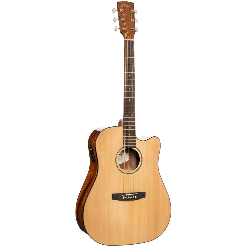 Cort Earth60CE Acoustic Guitar with Bag (Open Pore)