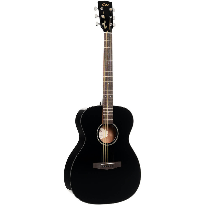 Cort L60 Acoustic Guitar with Bag (Black Gloss)