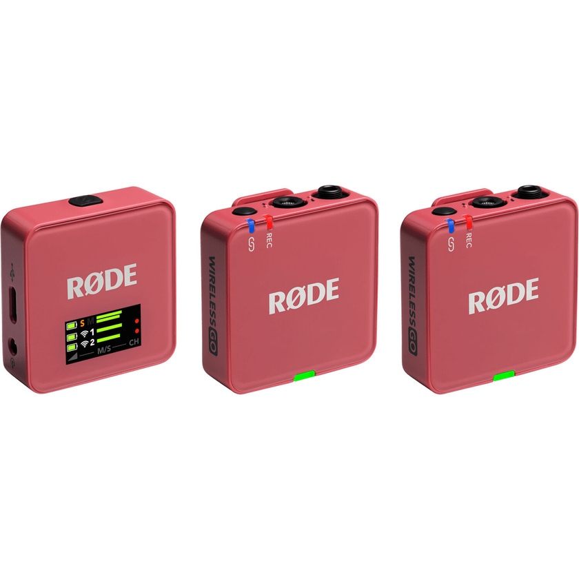 RODE Wireless GO Compact Wireless Microphone System (Gen 3, Rose)