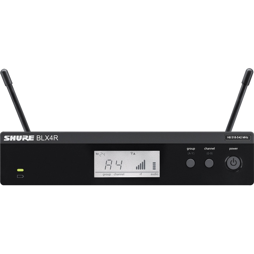 Shure BLX4R Rackmount Wireless Receiver (M17: 662-686 MHz)