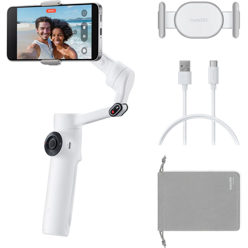Insta360 Flow 2 Standard Bundle (Summit White)