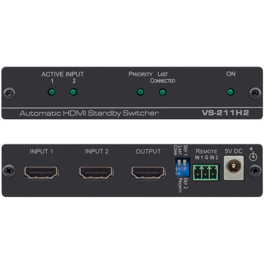 Kramer 2x1 Automatic 4K UHD HDMI Standby Switcher