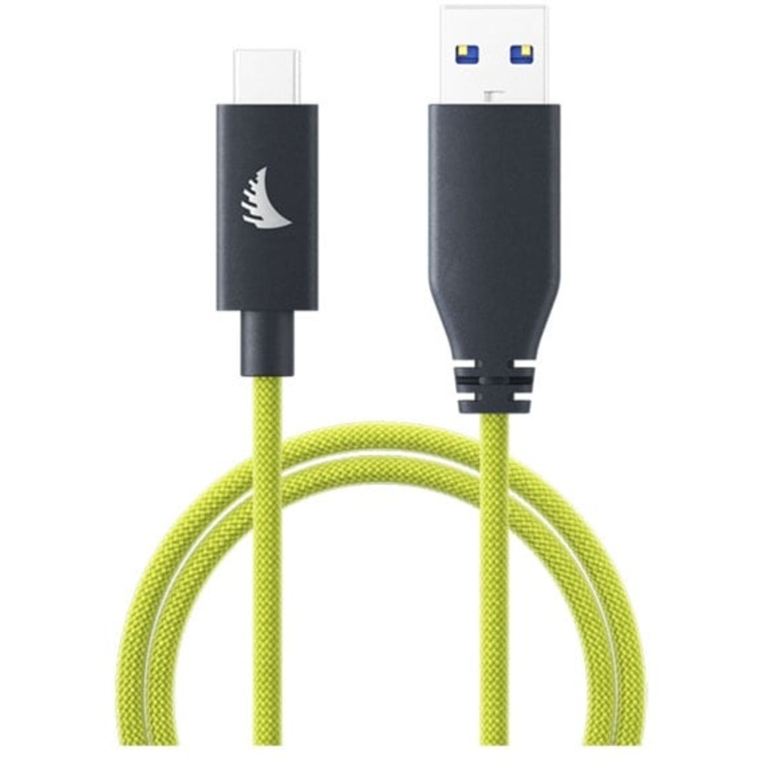 Angelbird USB-A to USB-C 3.2 Solid Flex Cable (32cm, Lime)