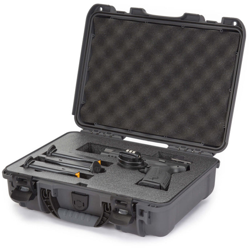 Nanuk 910 Pistol Optic Ready Case (Graphite, With Foam, 8.2L)