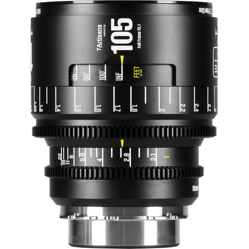 7Artisans INFINTE 105mm T2.1 Cine Lens (ARRI PL, Black)