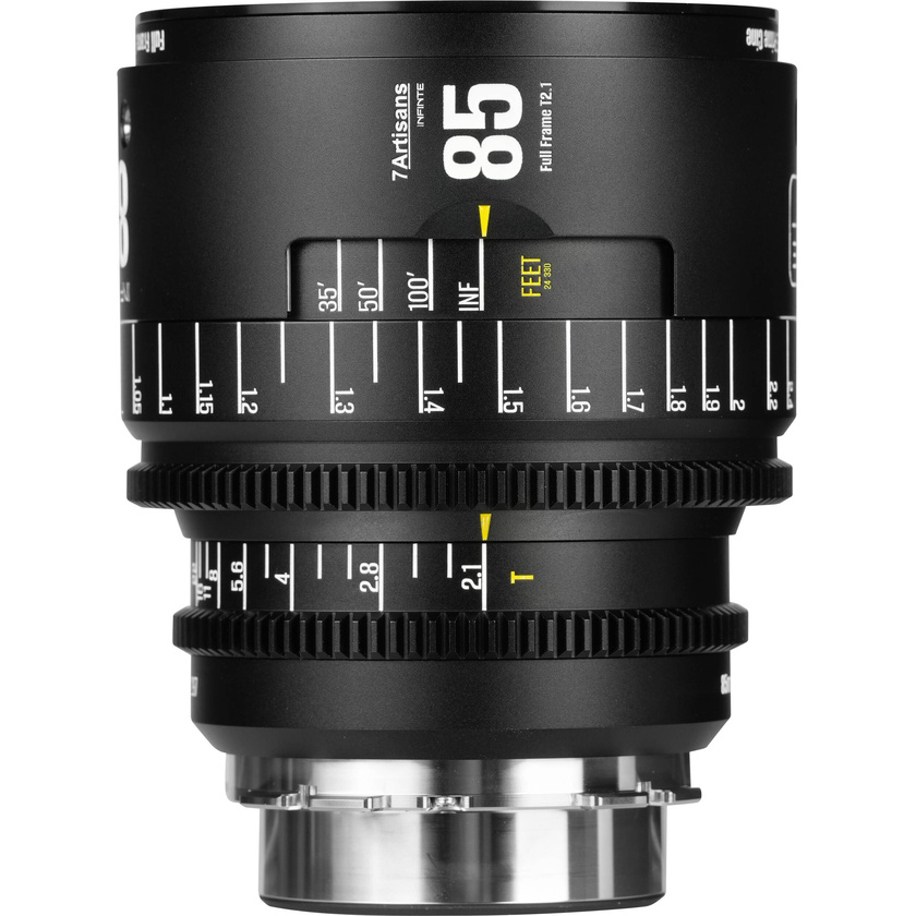 7Artisans INFINTE 85mm T2.1 Cine Lens (ARRI PL, Black)