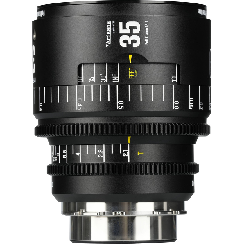 7Artisans INFINTE 35mm T2.1 Cine Lens (ARRI PL, Black)