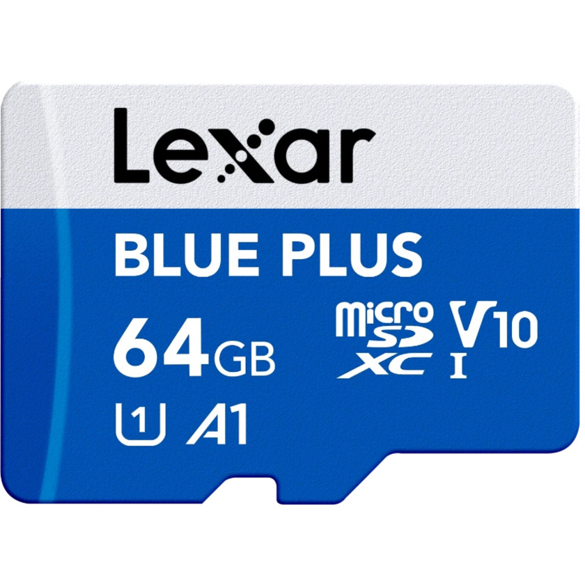 Lexar Blue Plus microSDXC USH-I Card (64GB)