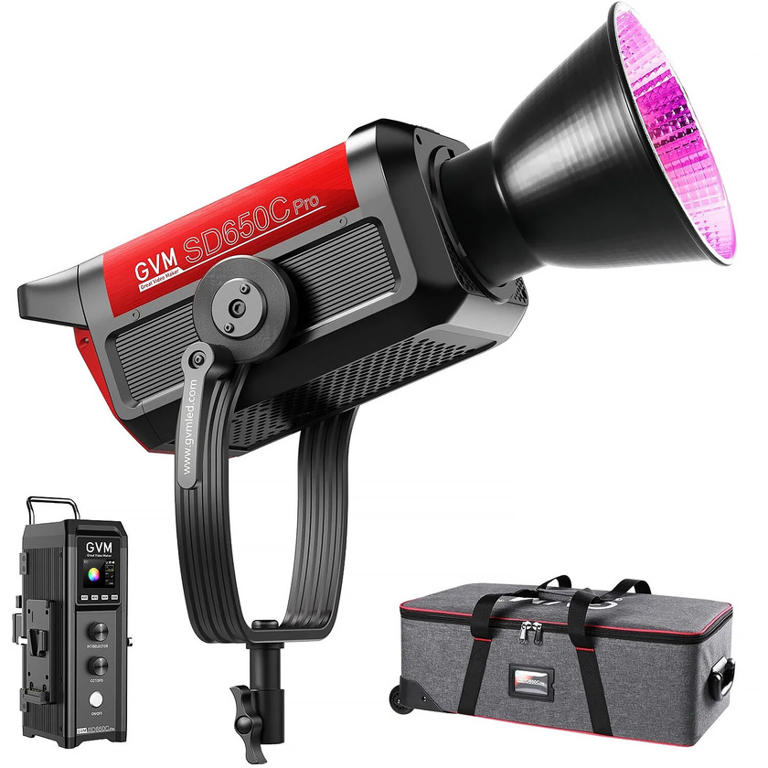 GVM Pro SD650C RGB Bi-Color LED Monolight