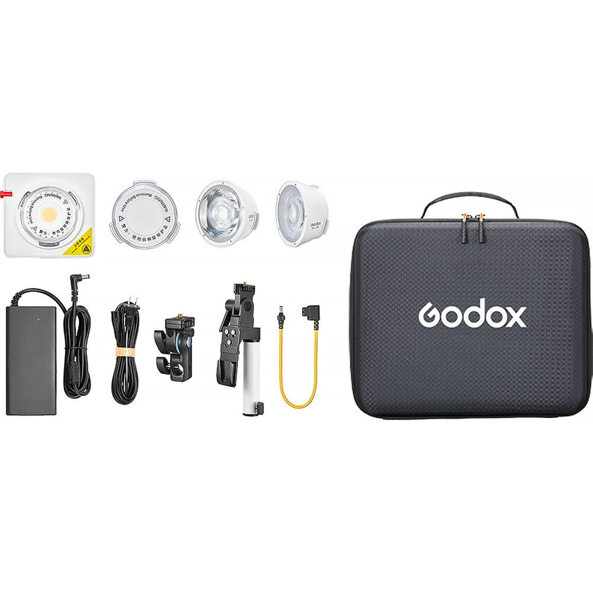 Godox ML100R RGB Portable LED Light Kit (36Degree Lens & V-Mount Handgrip)