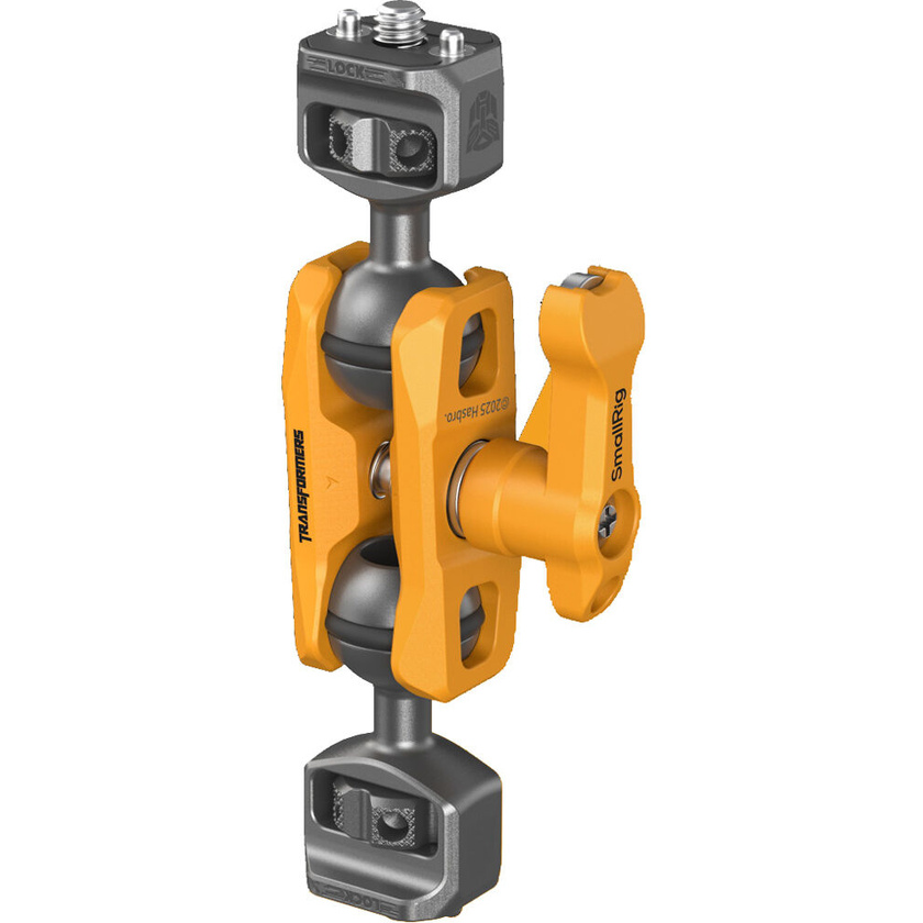 SmallRig 5522 Magic Arm Support with Dual Ball Heads (1/4"-20 Screws, Bumblebee Edition)