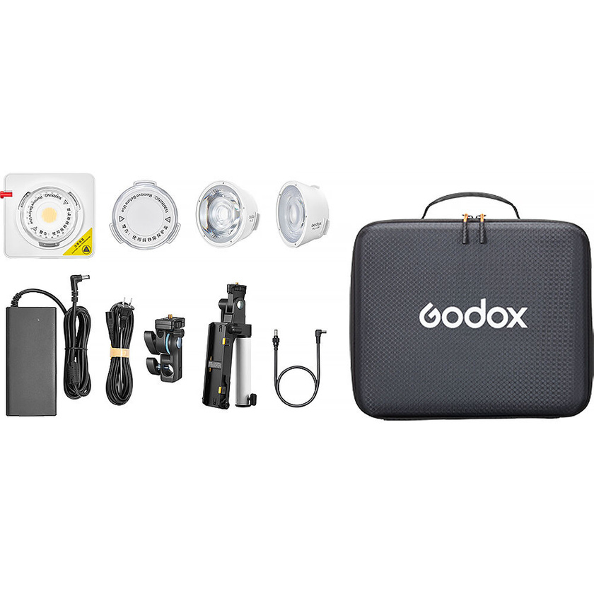 Godox ML100R RGB Portable LED Light Kit (36degree Lens & NP-F Handgrip)