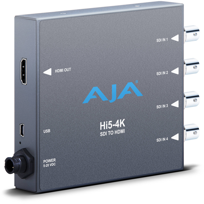 AJA Hi5-4K 4K SDI to HDMI Converter