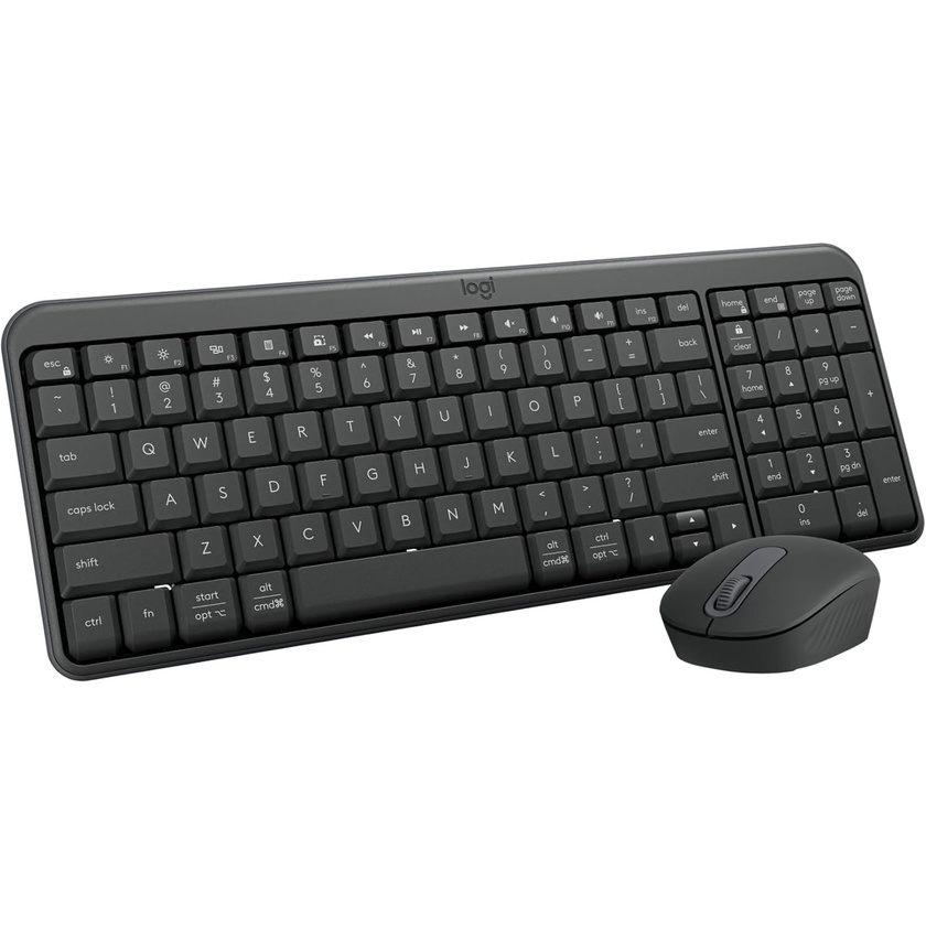 Logitech MK250 Bluetooth Wireless Keyboard and Mouse (Graphite)