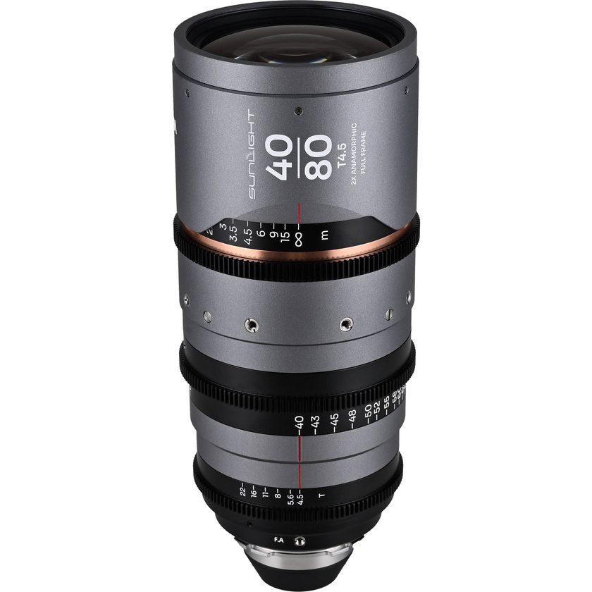 Laowa Sunlight 40-80mm T4.5 2x FF Anamorphic Zoom (ARRI PL, Amber)