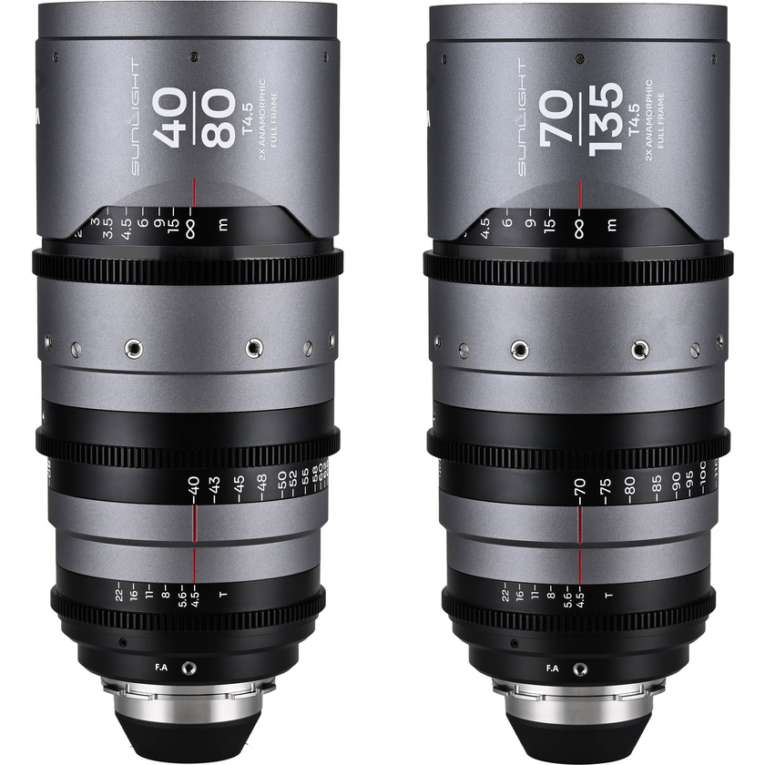 Laowa Sunlight 2x Anamorphic Zoom 2-Lens Bundle (ARRI PL, Clear)