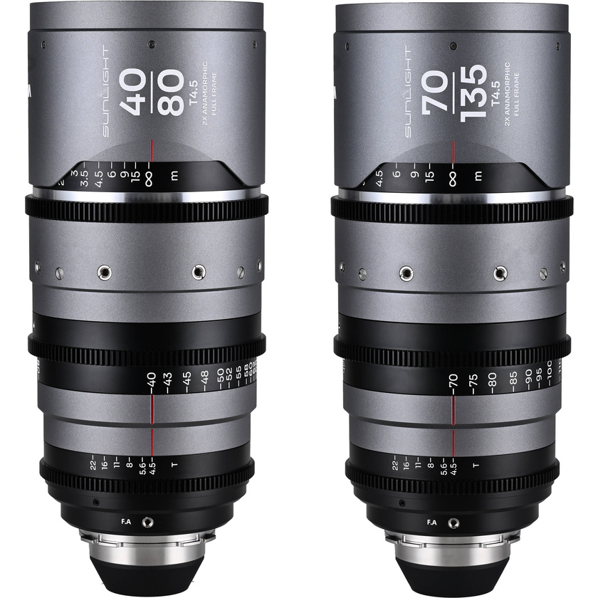 Laowa Sunlight 2x Anamorphic Zoom 2-Lens Bundle (ARRI PL, Silver)