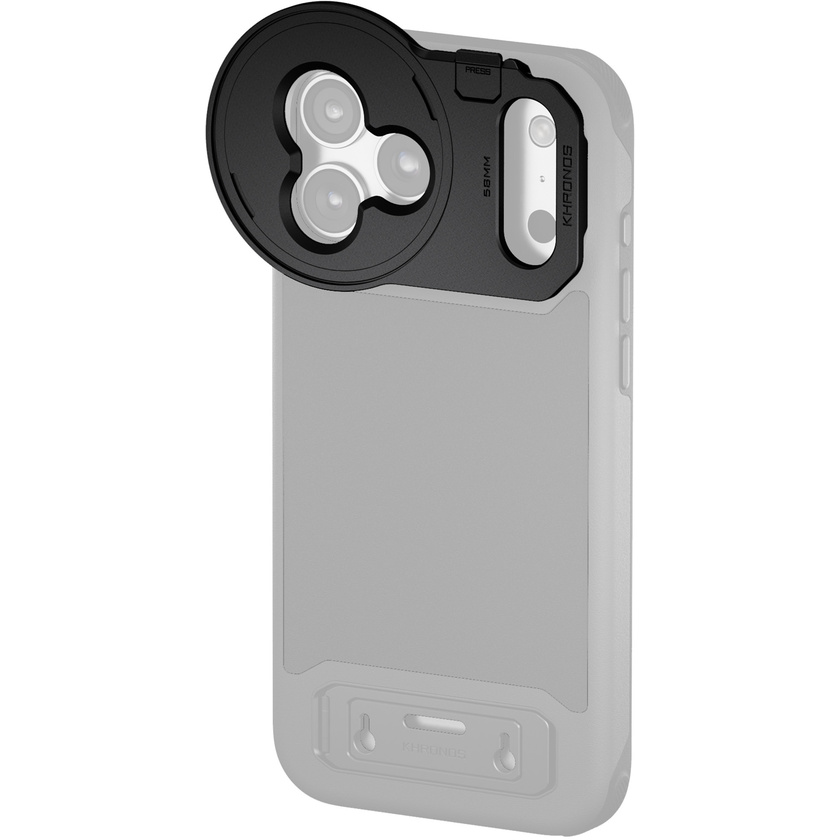 Tilta Khronos 58mm Filter Tray for iPhone 17 Pro (Black)