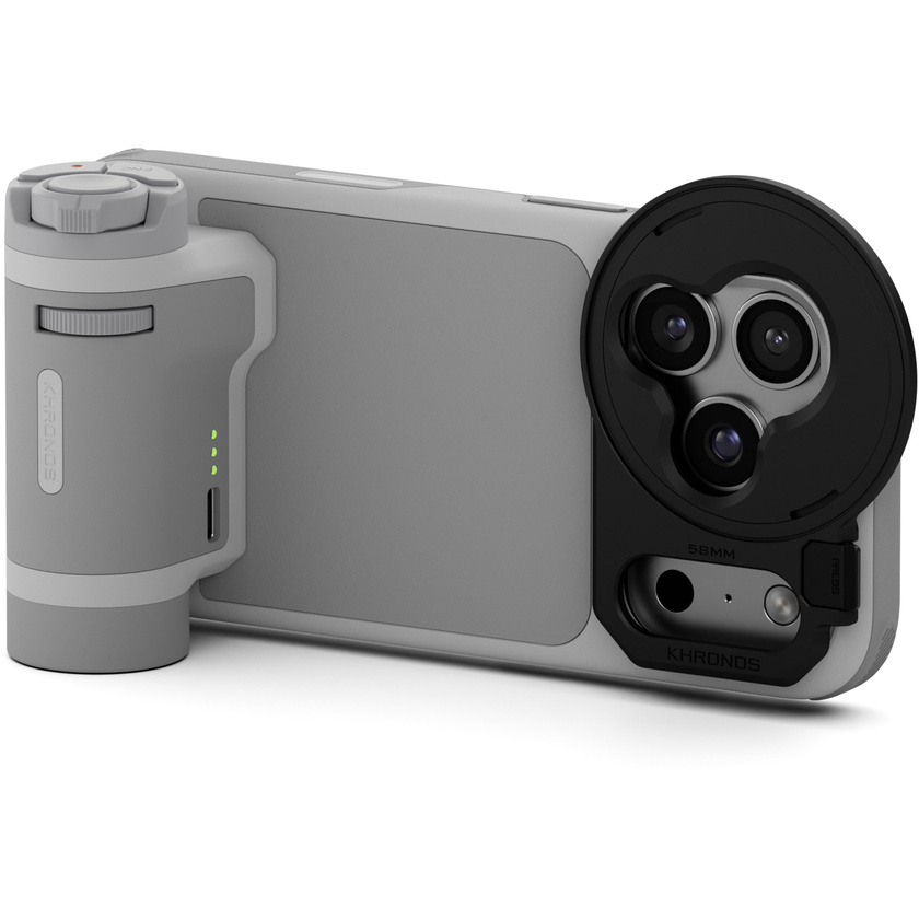 Tilta Khronos Lite iPhone 17 Pro Handheld Kit (Light Gray)