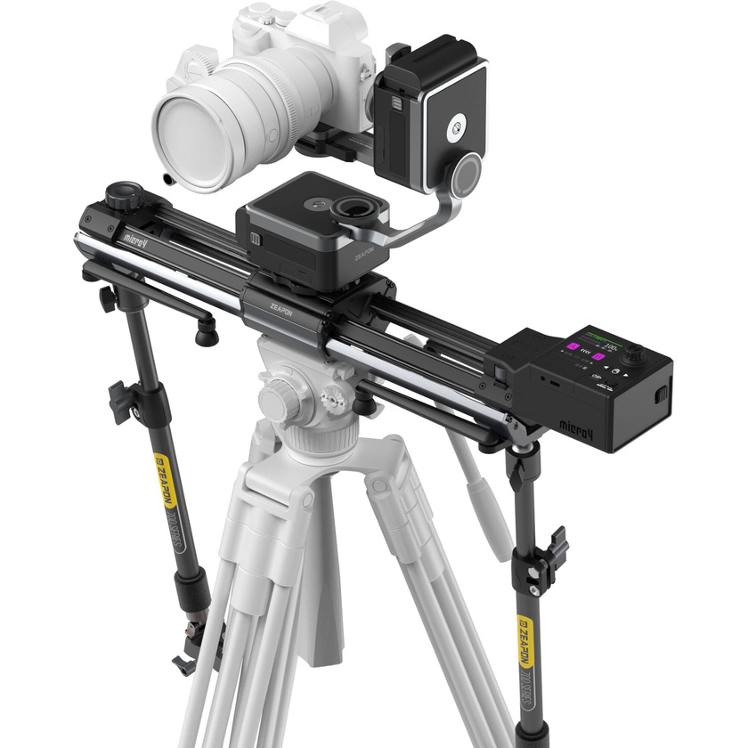 Zeapon Micro4 E700 Double Distance Slider with Motor and PONS Pan/Tilt Kit (47 cm)