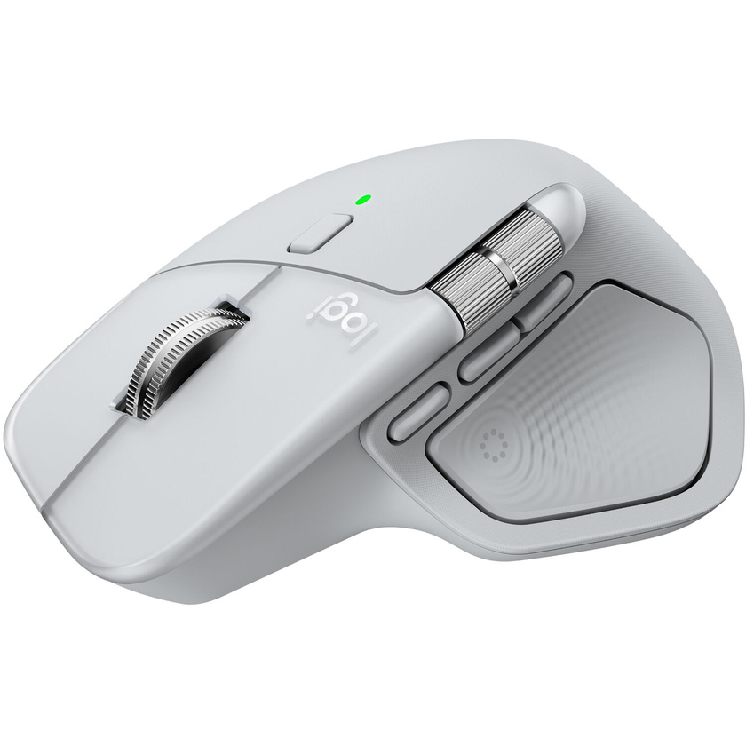 Logitech MX Master 4 Wireless Mouse for Mac (White Silver)
