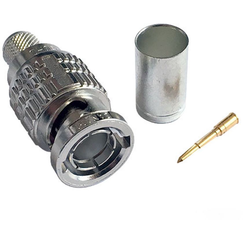 Canare BCP-D55UHD 75-Ohm BNC Male Crimp Connector for L-5.5CUHD Cable