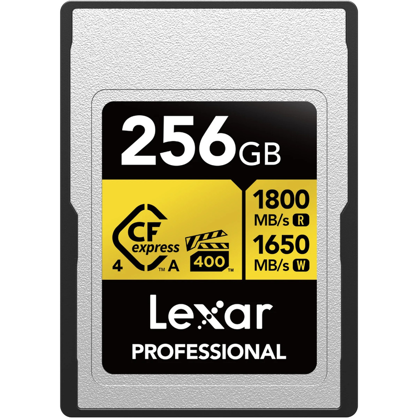 Lexar 256GB Professional CFexpress 4.0 Type A GOLD Card