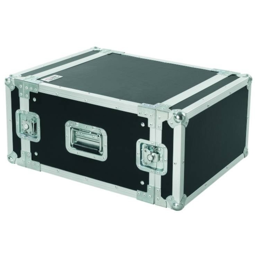 Proel 6U 19" Rack Flight Case (45cm, Black)