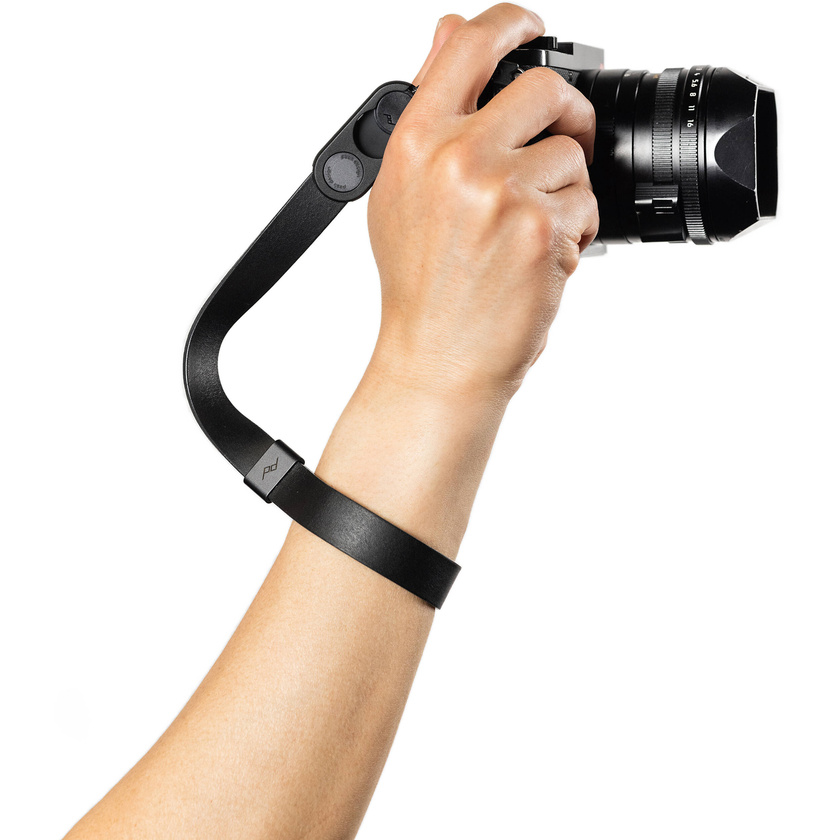Peak Design Cuff Leather Camera Wrist Strap (Black)