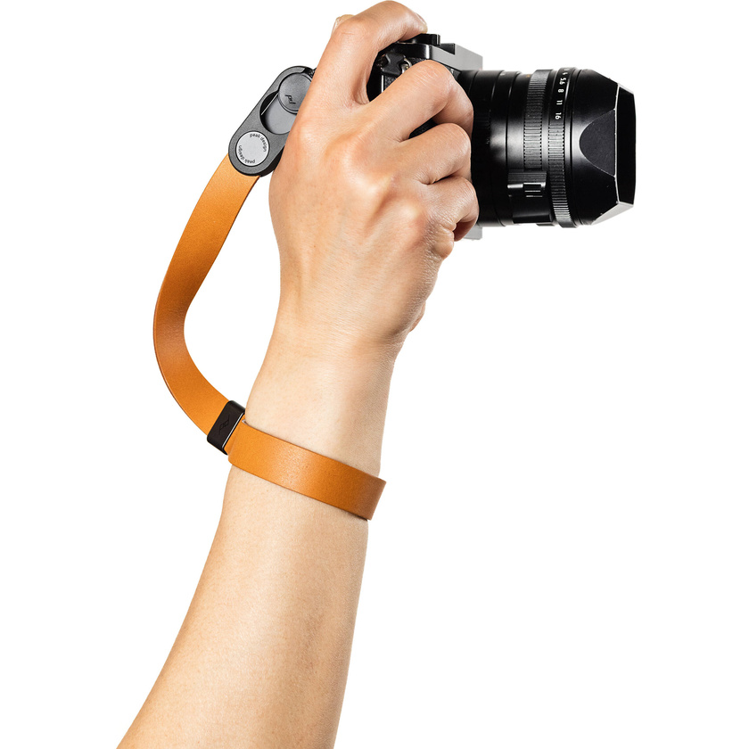 Peak Design Cuff Leather Camera Wrist Strap (Amber)