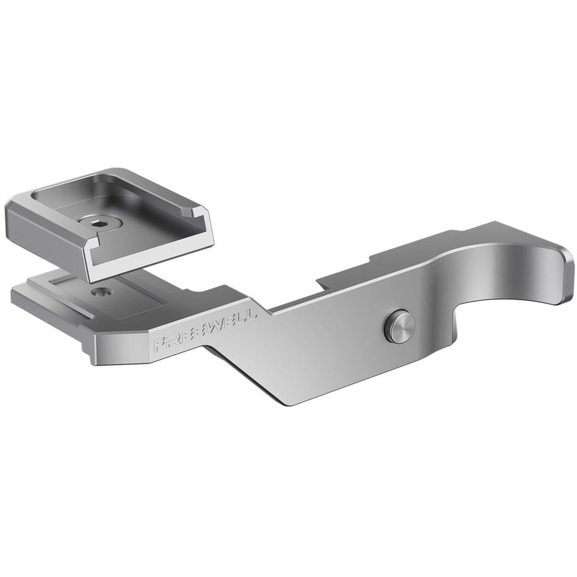 Freewell Thumb Grip with Cold Shoe Mount for Fujifilm GFX100RF (Silver)