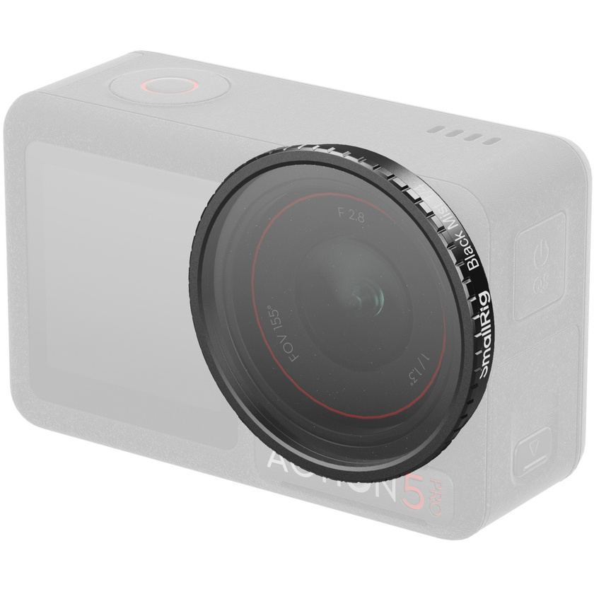 SmallRig 5836 Attachable 1/4 Effect Black Mist Filter for DJI Osmo Action 5 Pro / 4
