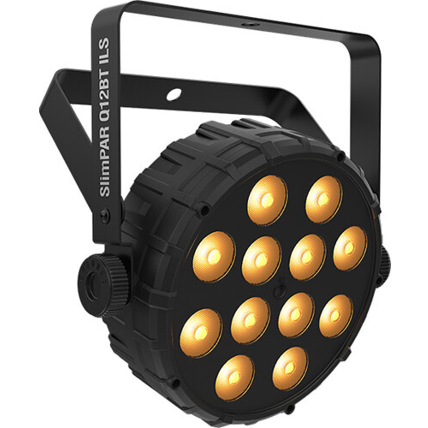 CHAUVET DJ SlimPAR Q12BT ILS Low-Profile RGBA LED PAR Light with Bluetooth