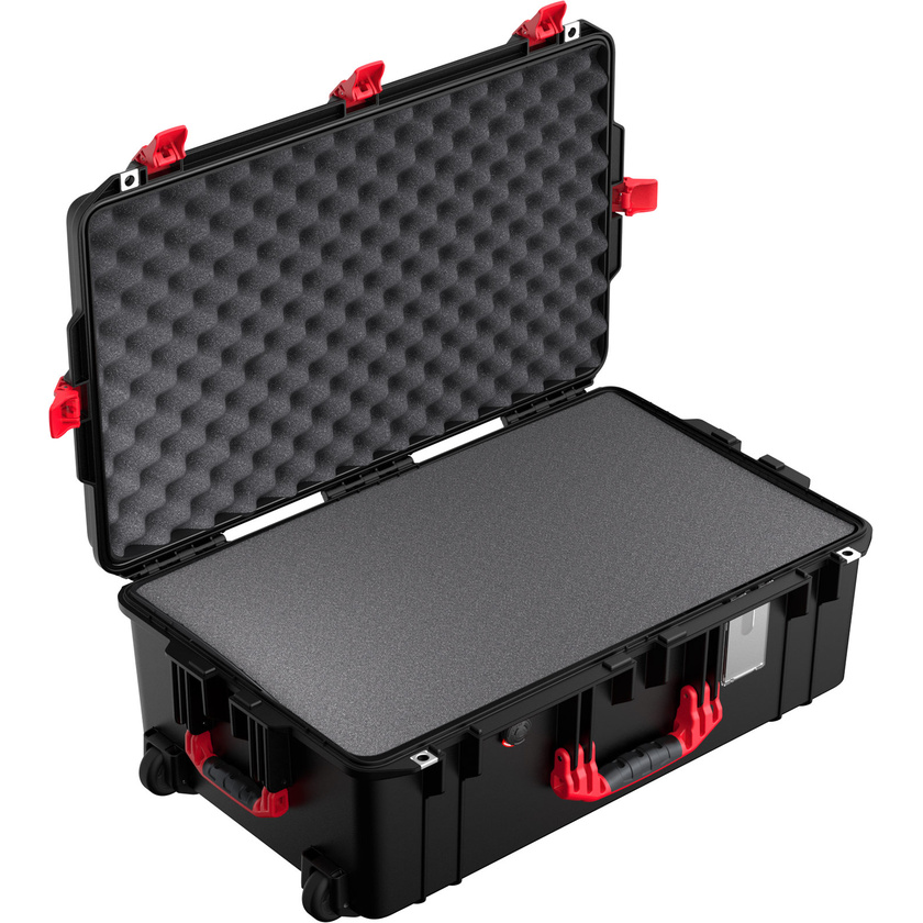 Pelican 1595 Air Case (Black/Red, With Foam)