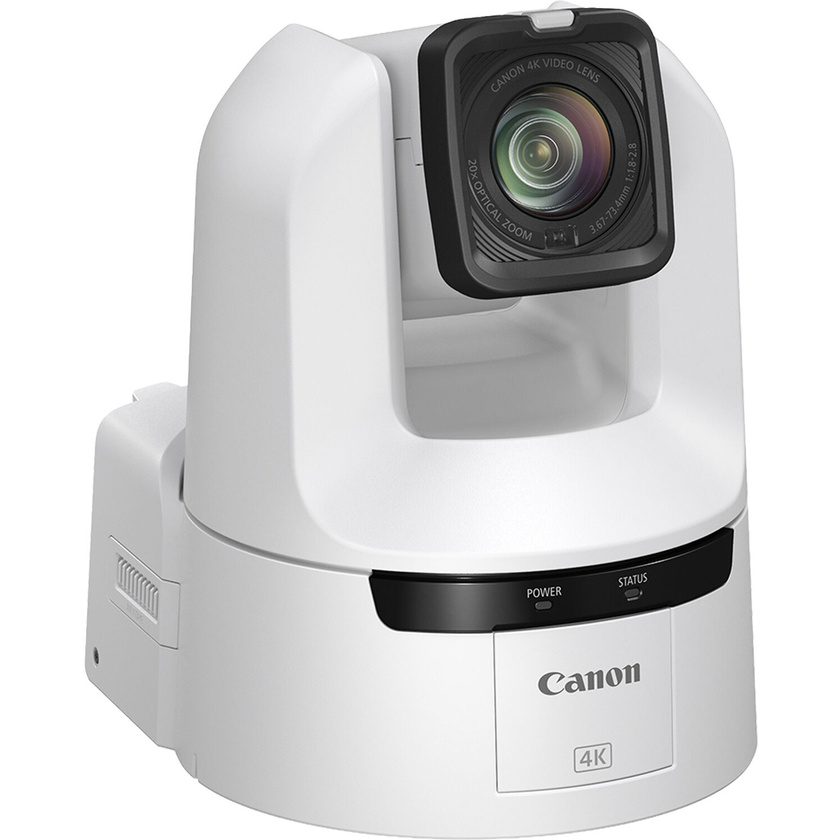Canon CR-N350 4K NDI PTZ Camera with 20x Zoom (Titanium White)